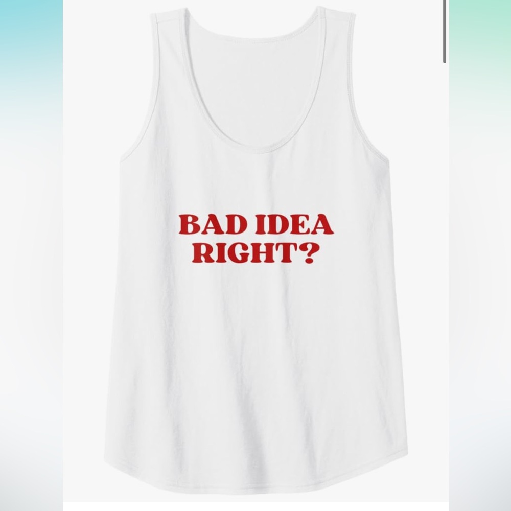 Olivia Rodrigo Bad Idea Y2K Tank